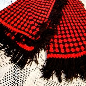 Handmade crochet afghan throw granny blanket